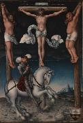 Lucas Cranach The Crucifixion with the Converted Centurion. Sweden oil painting artist